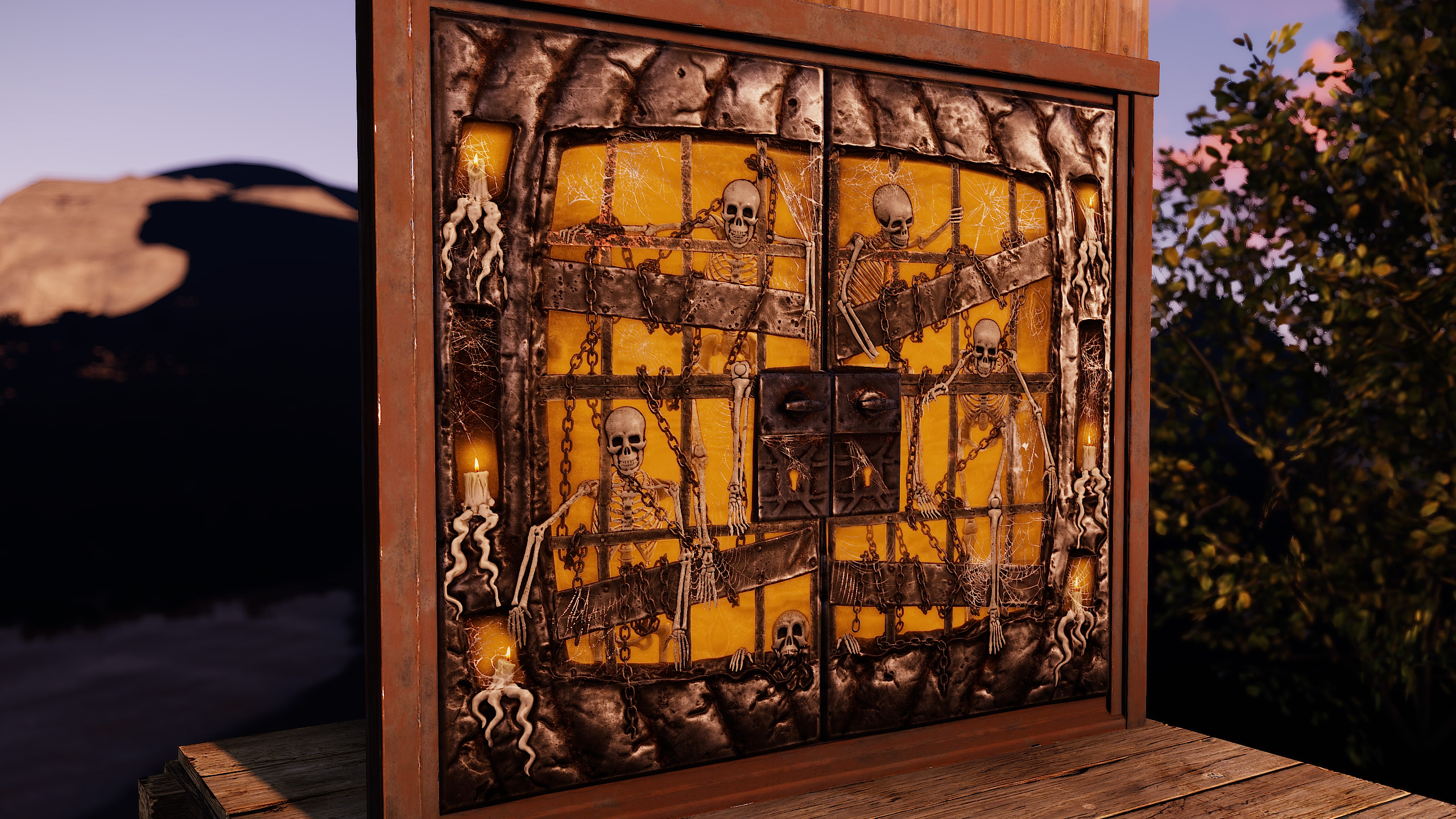 Pumpkin Jail Double Door