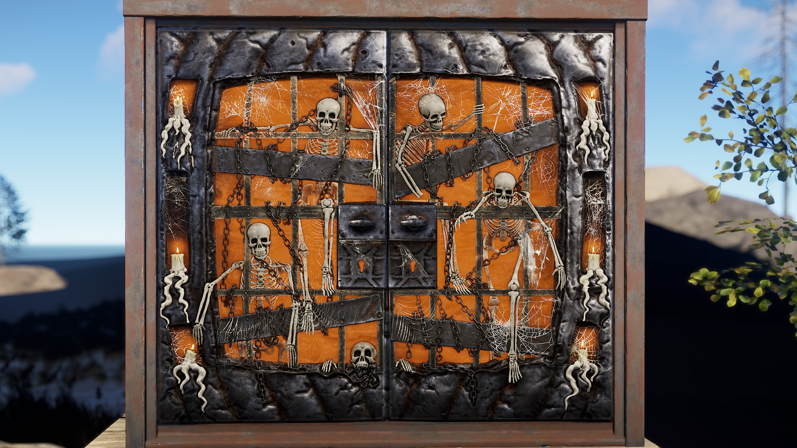Pumpkin Jail Double Door
