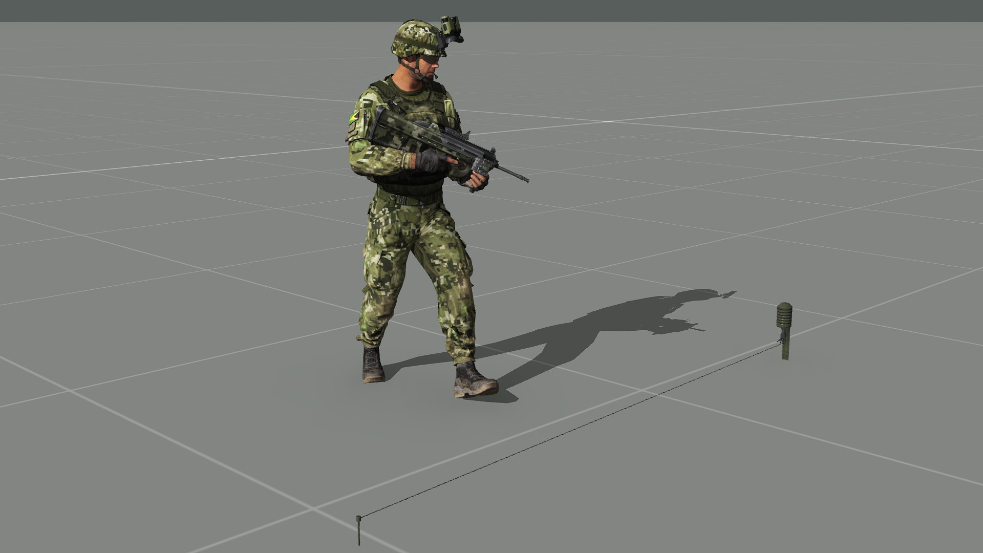 Tripwire with Warning Flare