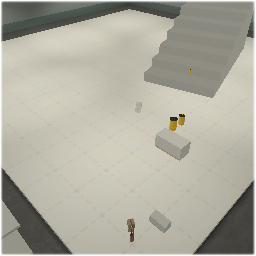 you have to go upstairds