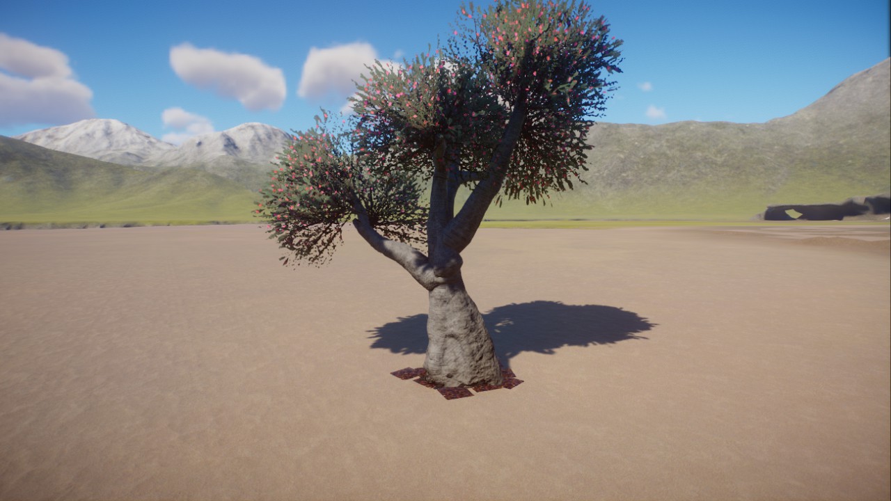 Brennender Baum