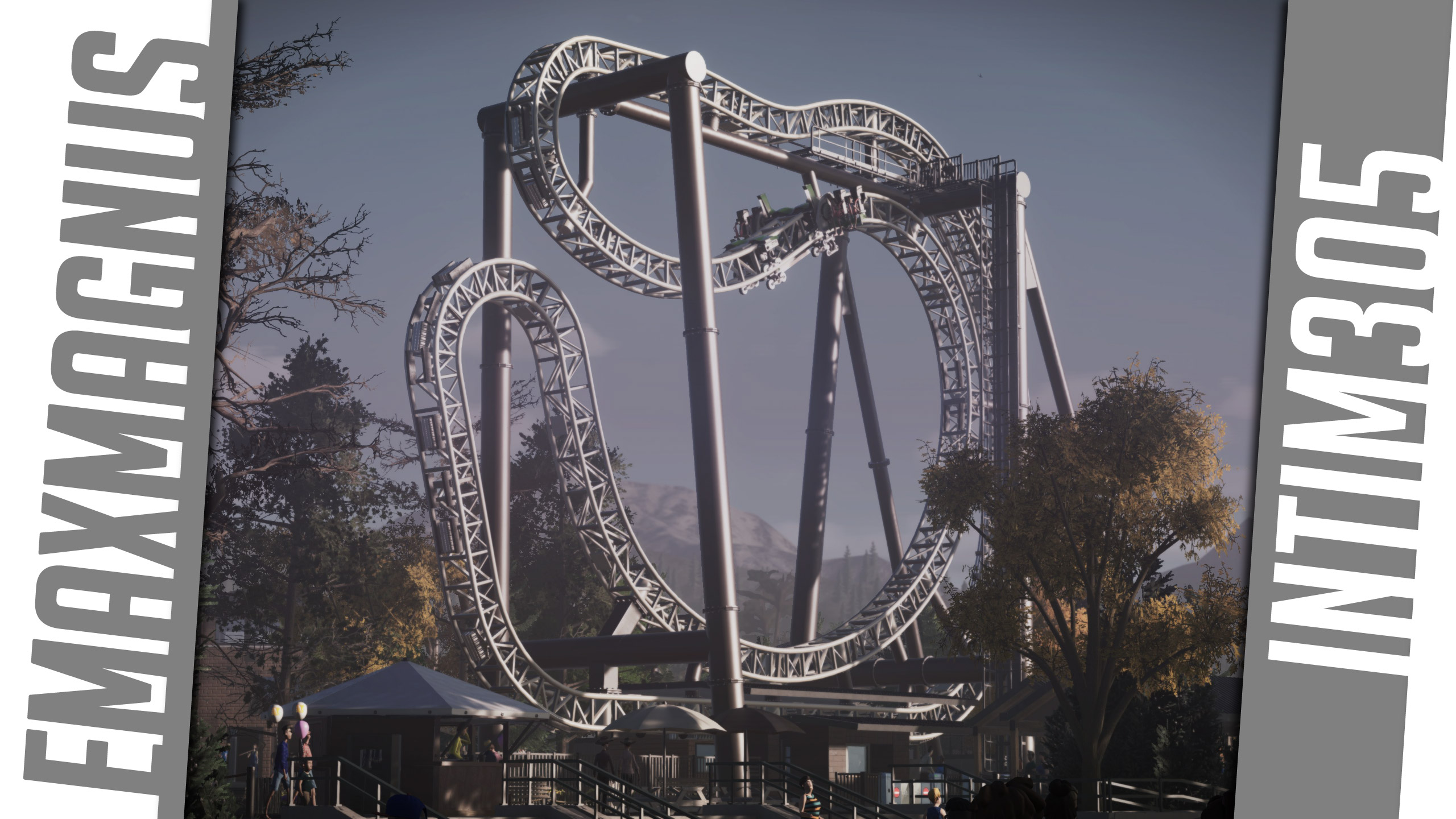 Intamin zac spin (25m) recreation with custom supports