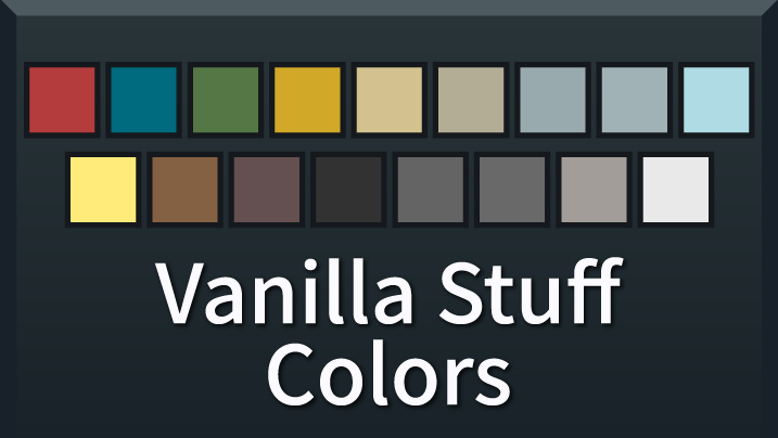[sbz] Vanilla Stuff Colors preview