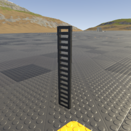 A Long Traction Plate Ladder