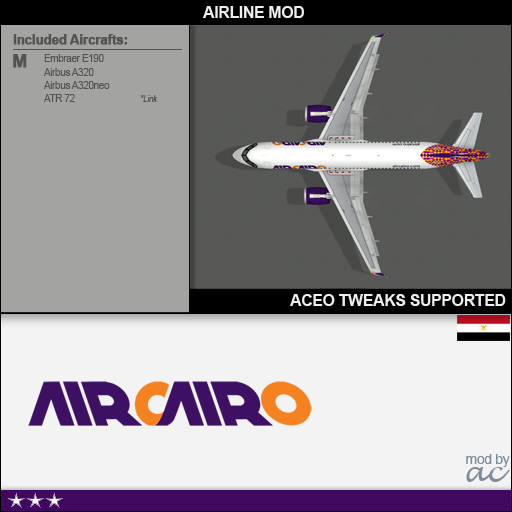 Air Cairo (incl. Air Cairo Link) preview