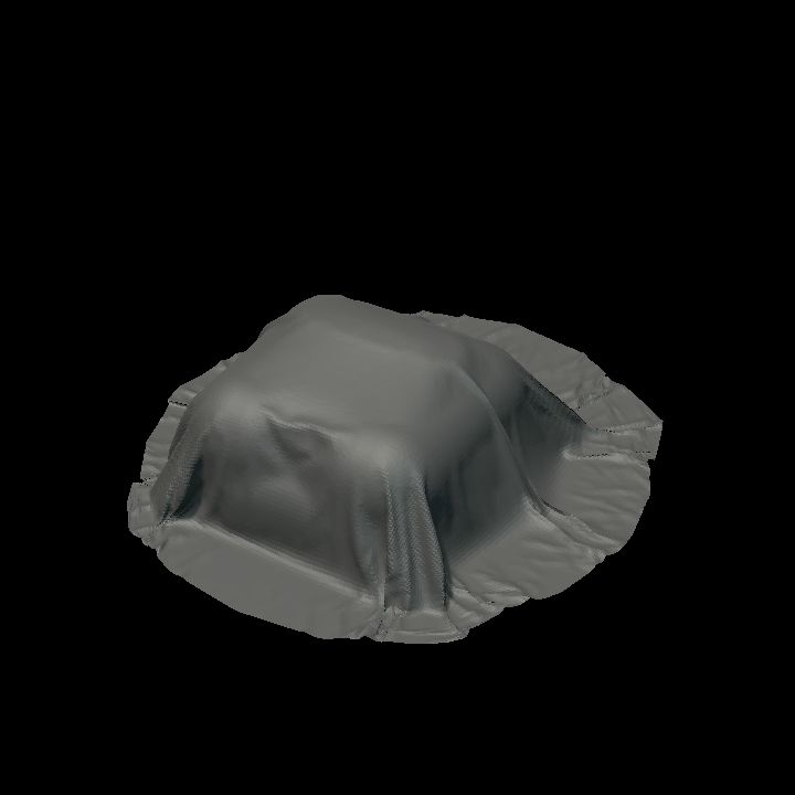 Covered furniture - Chair 2 colourable