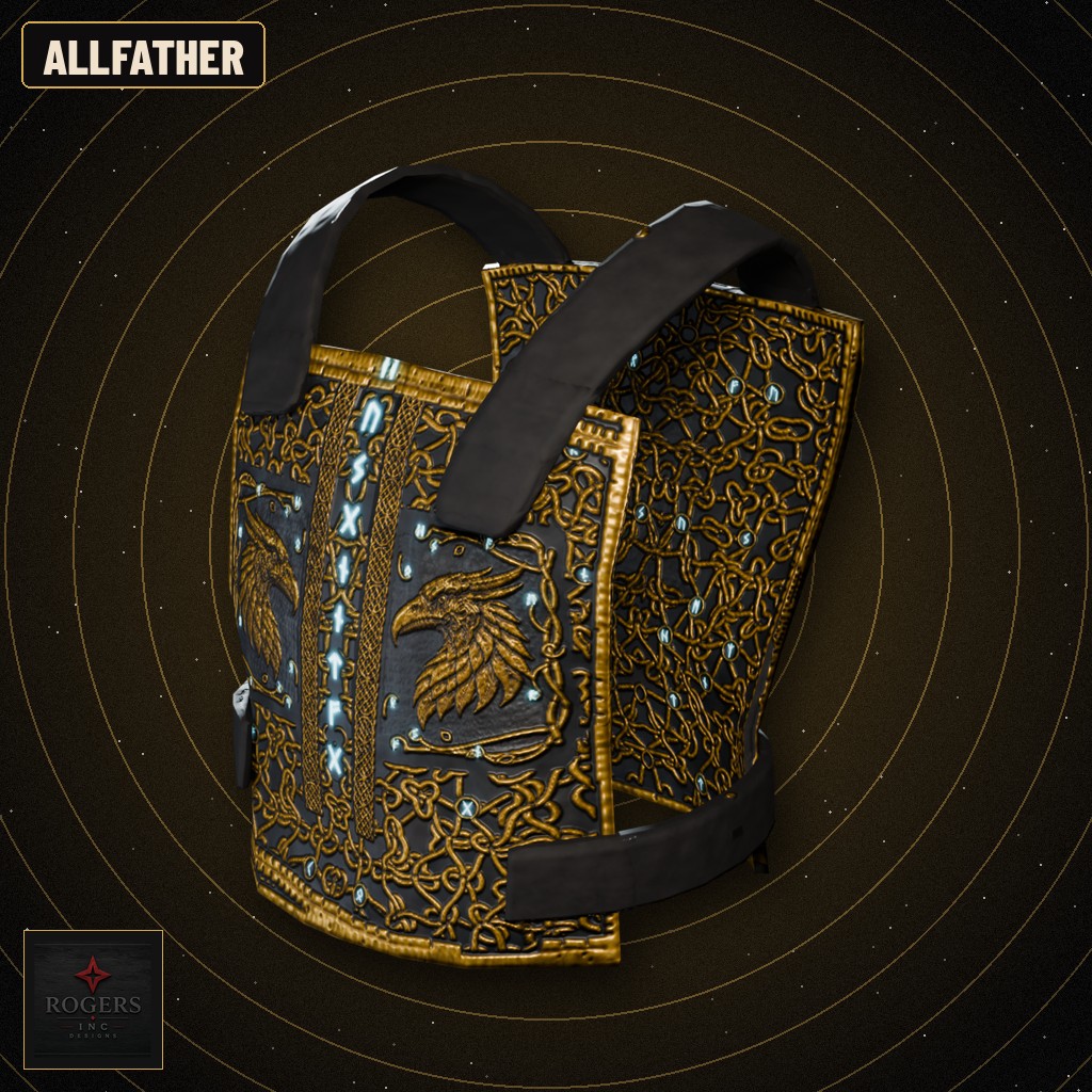ALLFATHER Metal Chest Plate