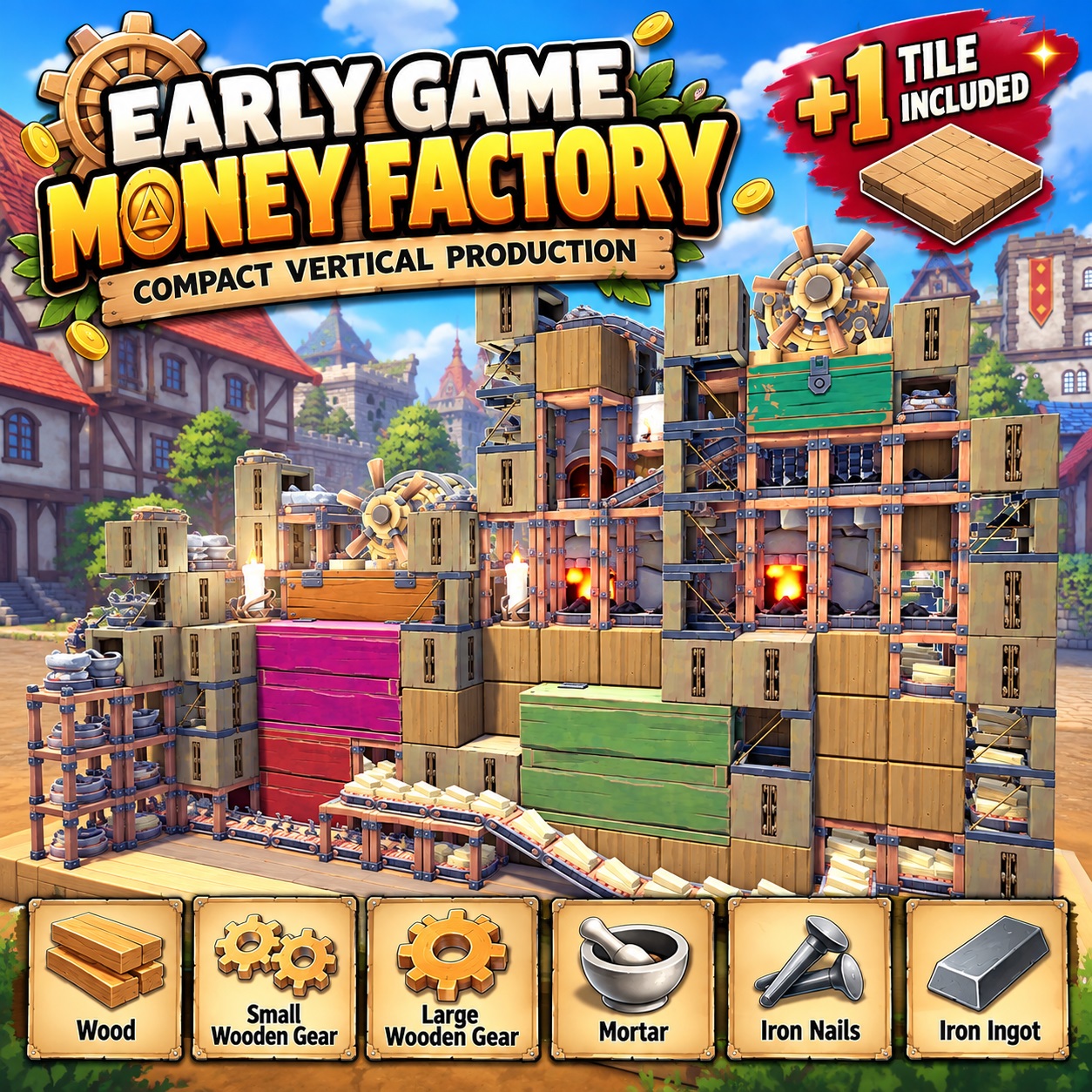🏭 EARLY GAME MONEY FACTORY