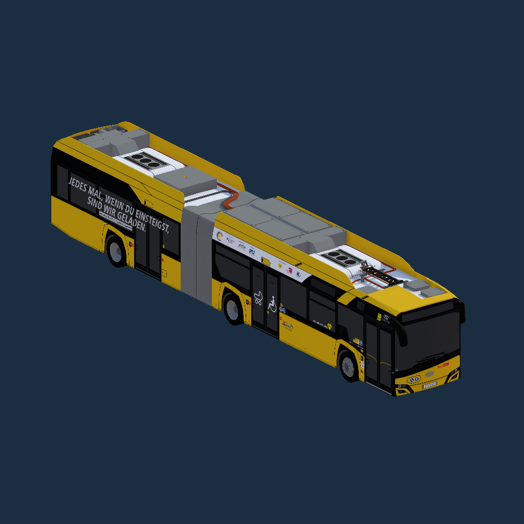 Solaris Urbino 18 IV Electric - BVG (BeBerlin - JEDES MAL WENN DU EINSTEIGST SIND WIR GELADEN)
