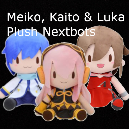 Kaito Meiko and Megurine Luka plush toys Nextbots preview