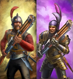 X2 Ironsides with Repeater Rifle as New Units