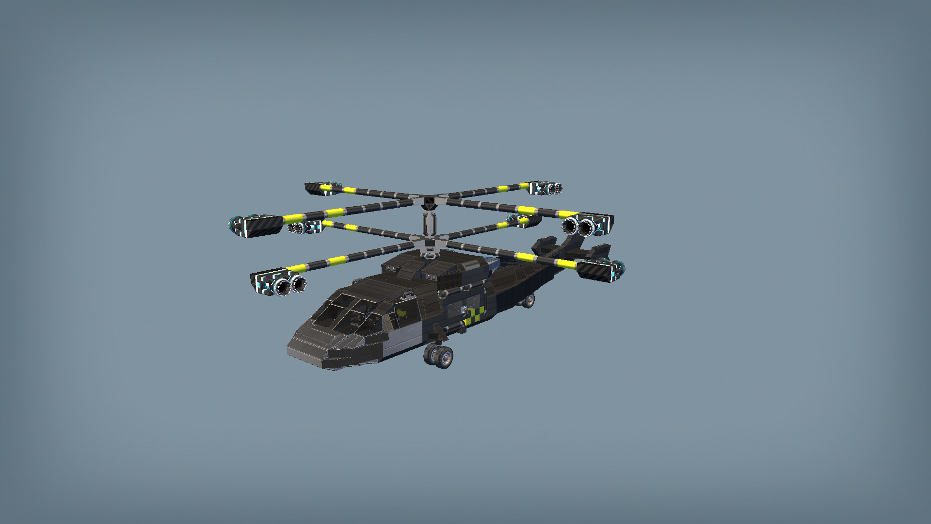 Paratrooper helicopter (swat version)