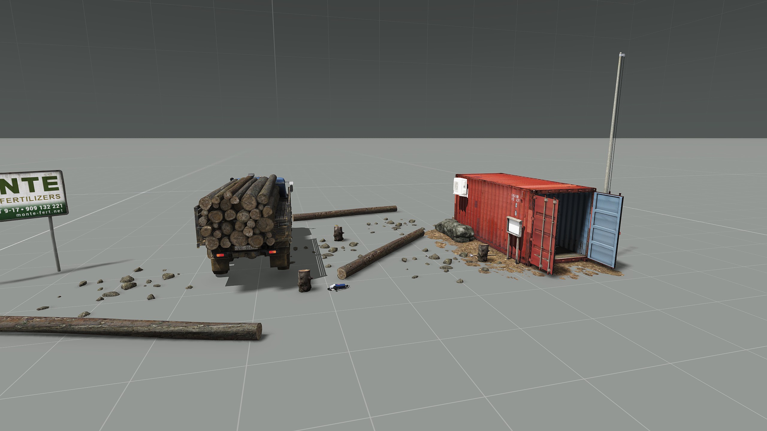 Deforestation [Drivable Log Truck]
