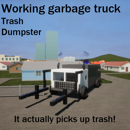 Garbage truck trash dumpster