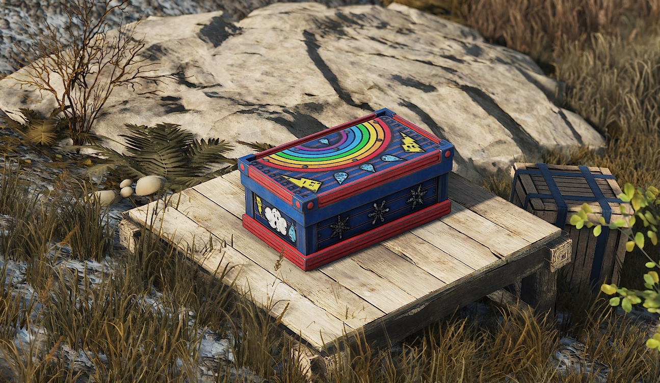Weather Large Wood Box