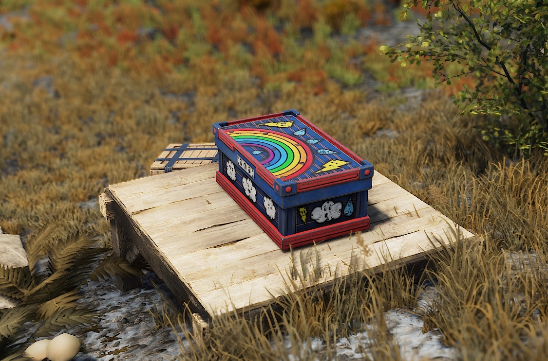 Weather Large Wood Box