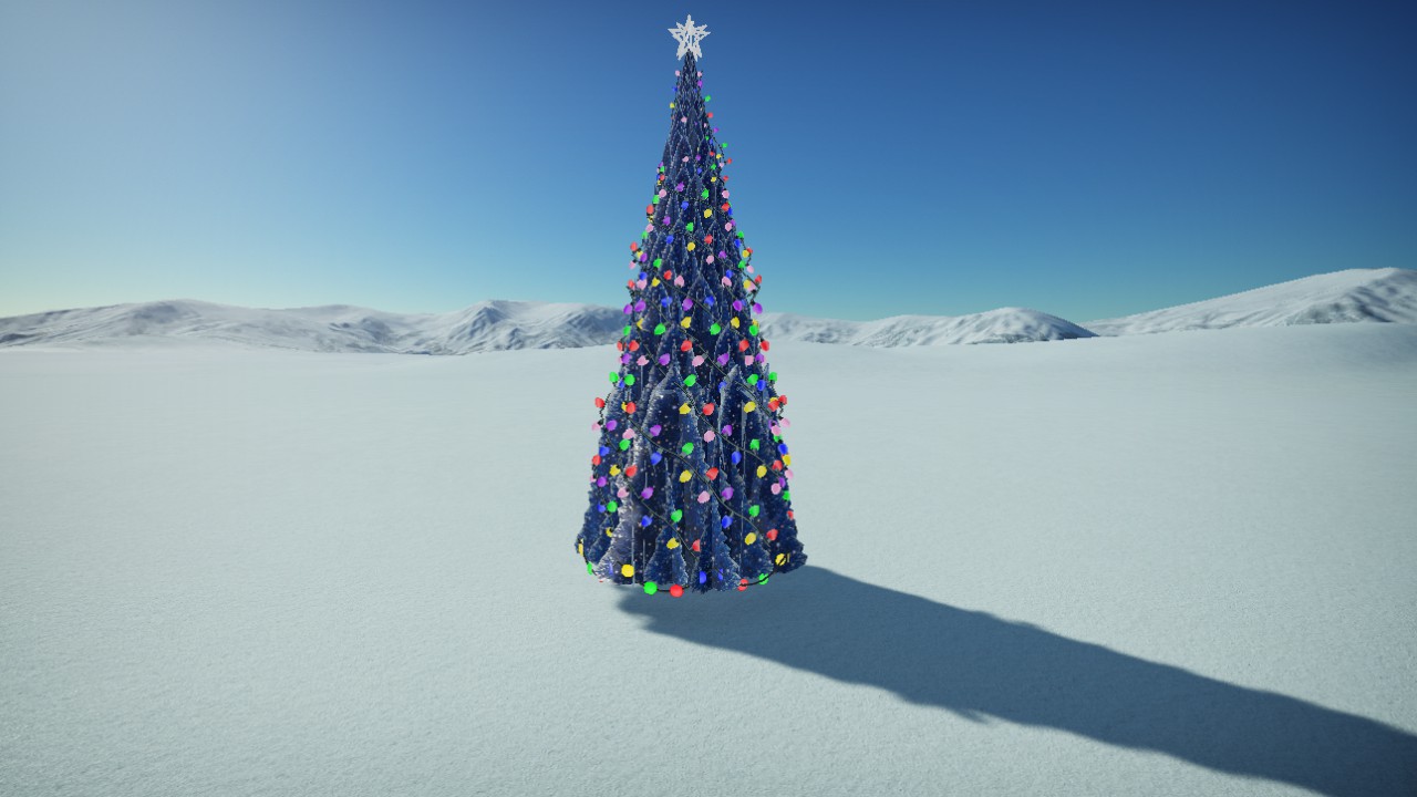 ILLUMINATED CHRISTMAS TREE