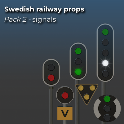 Swedish railway props: Signals