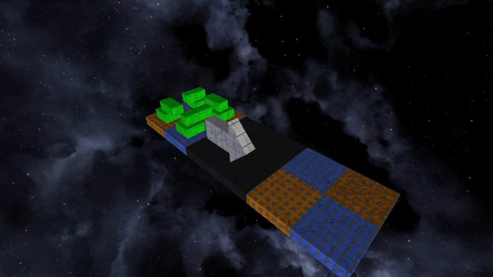 [Segment template] 360-degree phaser array sample (Combines 4 turret bases )
