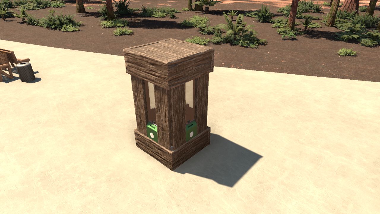 Rustic Donation Box