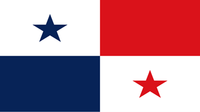 The flag of Panama