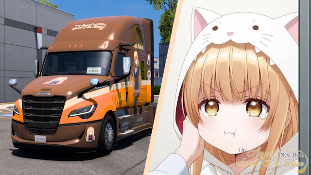 Freightliner Cascadia 2024 Mahiru Shiina - The Angel Next Door Spoils Me Rotten Skin