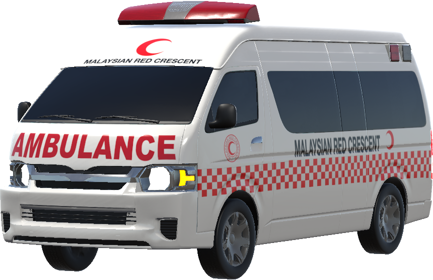 Malaysian Red Crescent Ambulance