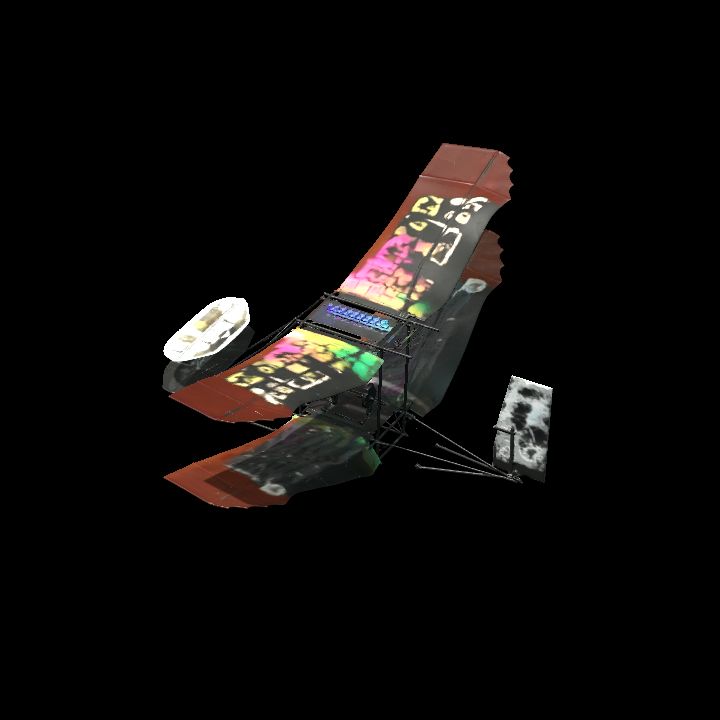 Plane Kite 4 Painted