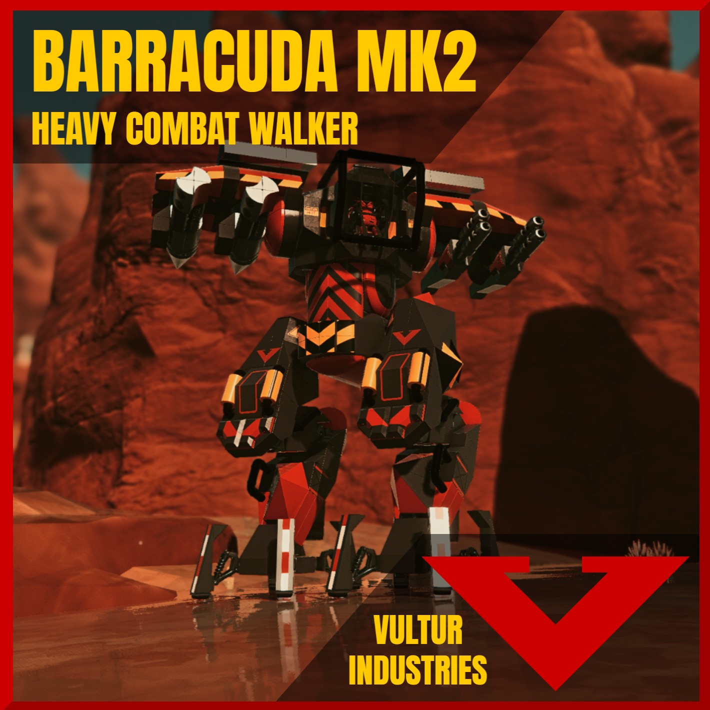 Barracuda MK2 (Combat Mech) - Vultur Industries