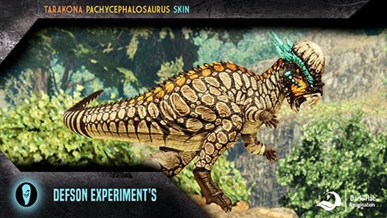 Tarakona Pachycephalosaurus skin (Free Drop)