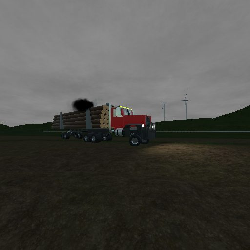 Western Star 6900XD with logs