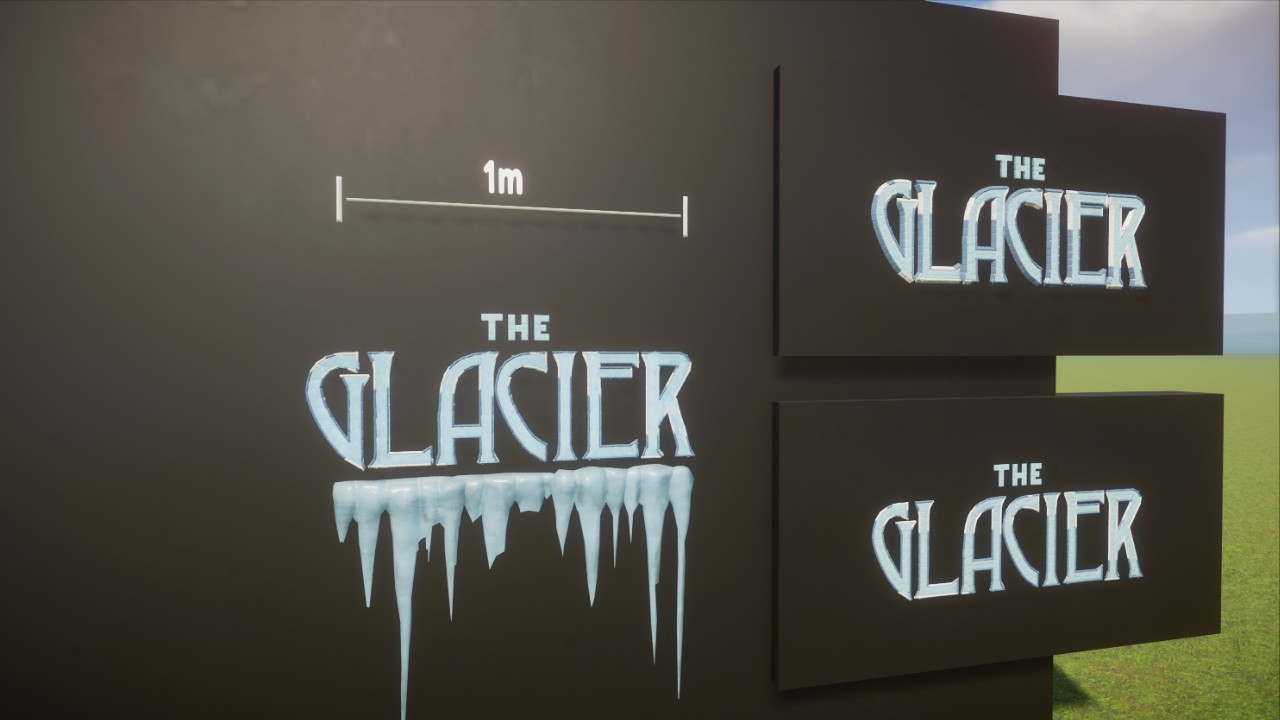 The Glacier Sign by Haribo