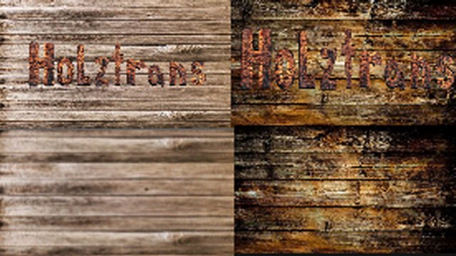 Holz Trailer Set