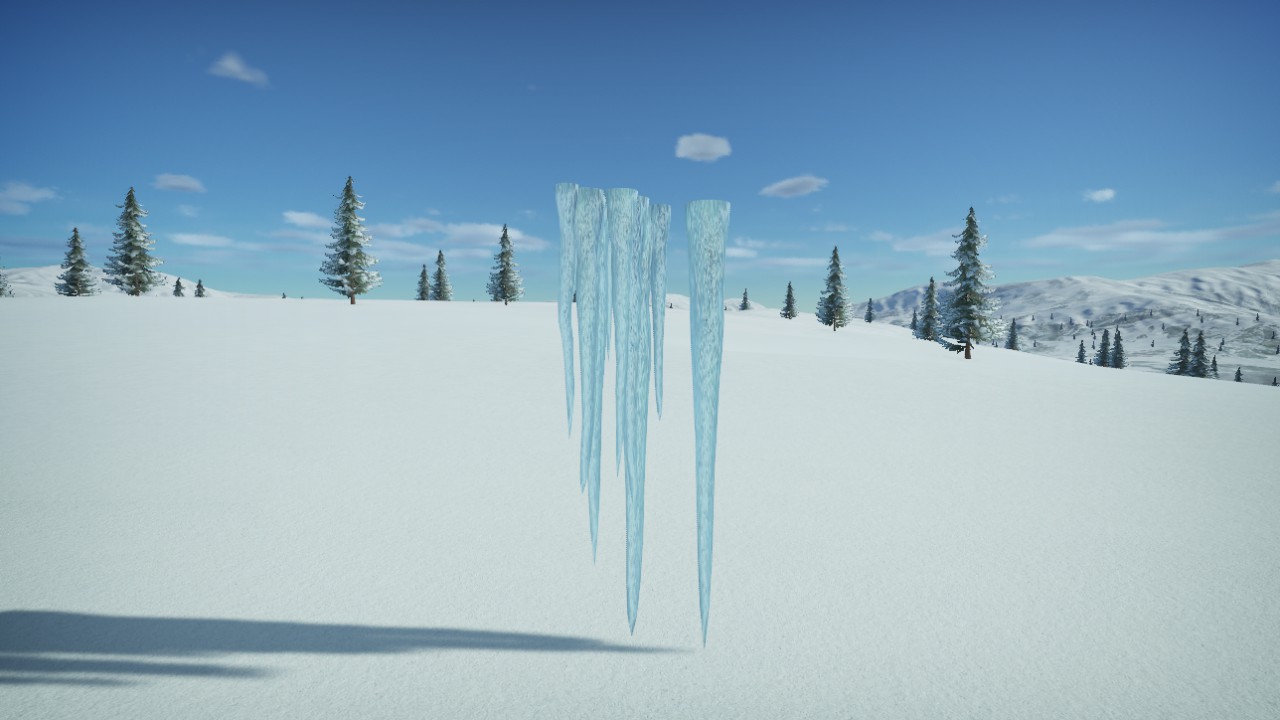 BLUE STALACTITES 4 M