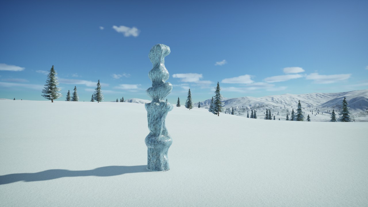 BLUE ROCK STALACTITE 6 M