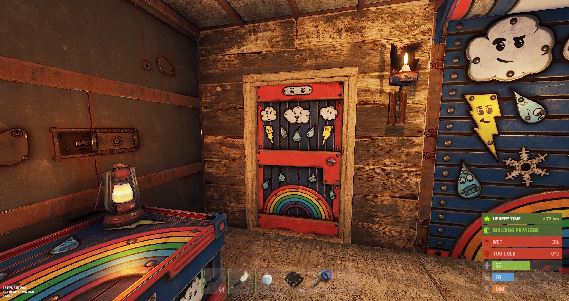 Weather Wood Door