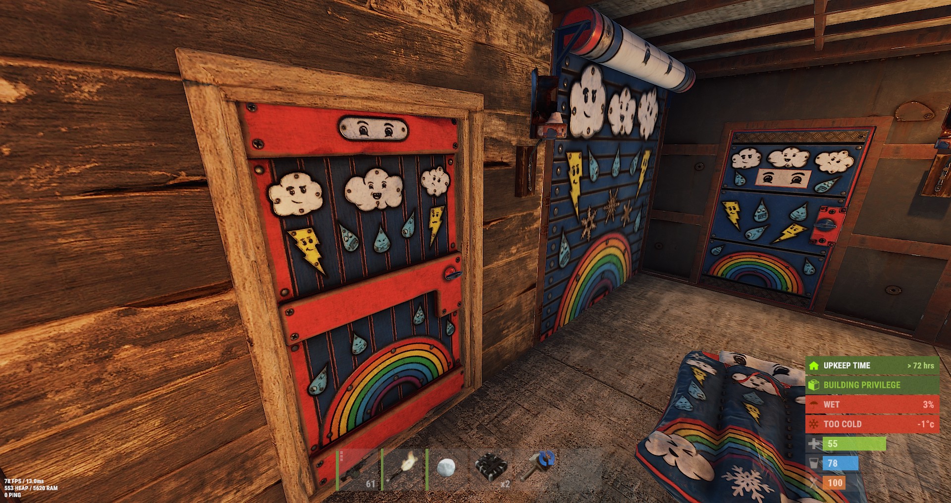 Weather Wood Door