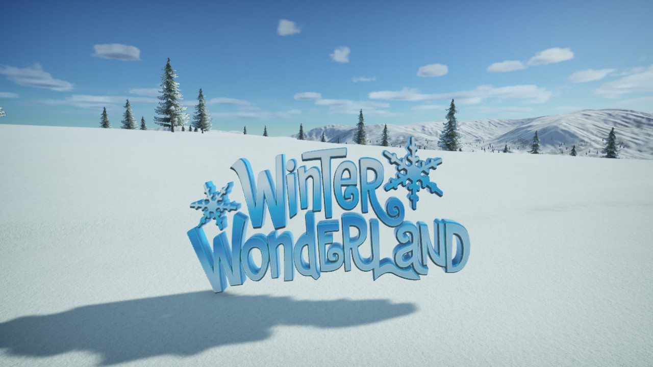 BLUE WINTER PANEL