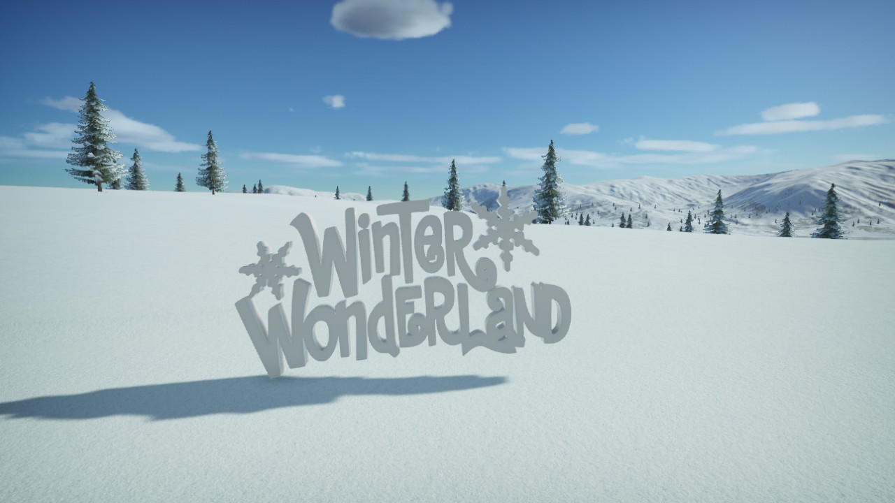 WHITE WINTER PANEL