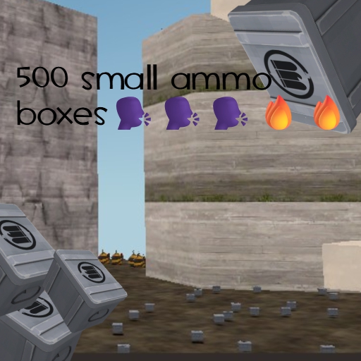 500 small ammo boxes
