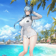 NIKKE_海伦：海蓝宝石 动态壁纸 可交互 preview