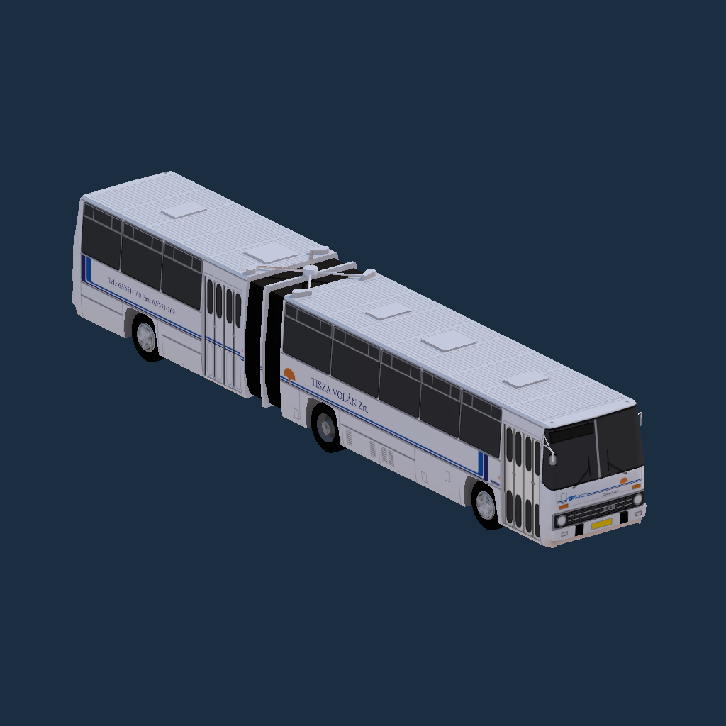 Ikarus 280.10 Tisza Volán logó