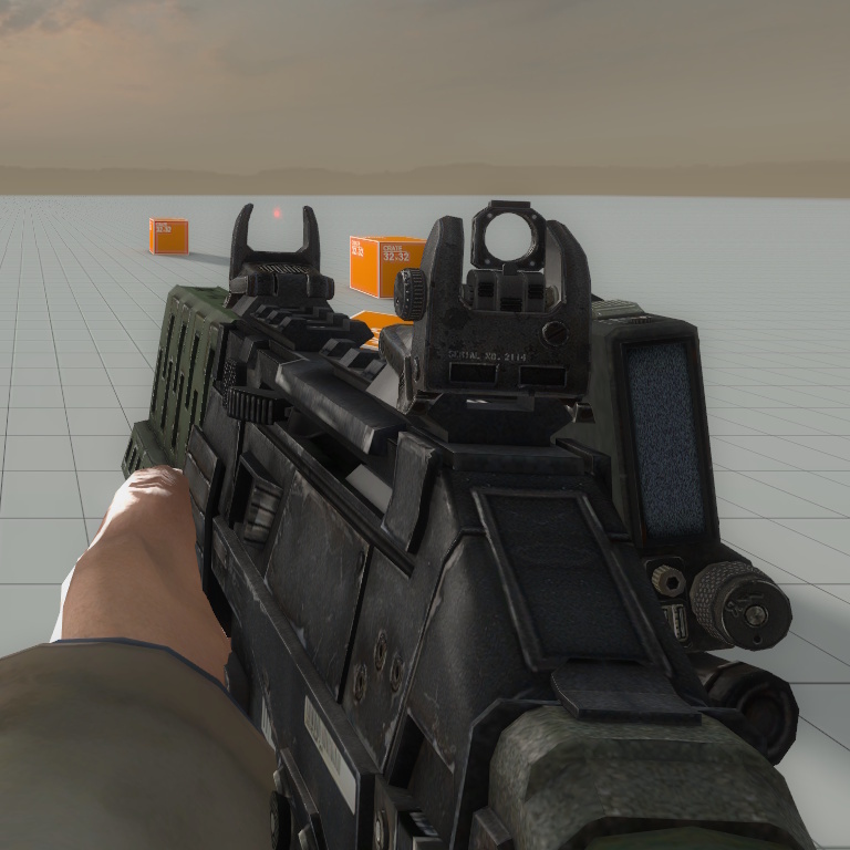 Titanfall Hemlok With Ammo Counter