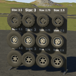 Small Offroad Wheel Pack 1