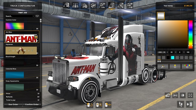 Antman For kenworth t680, peterbilt Viper and VOLVO VNL.