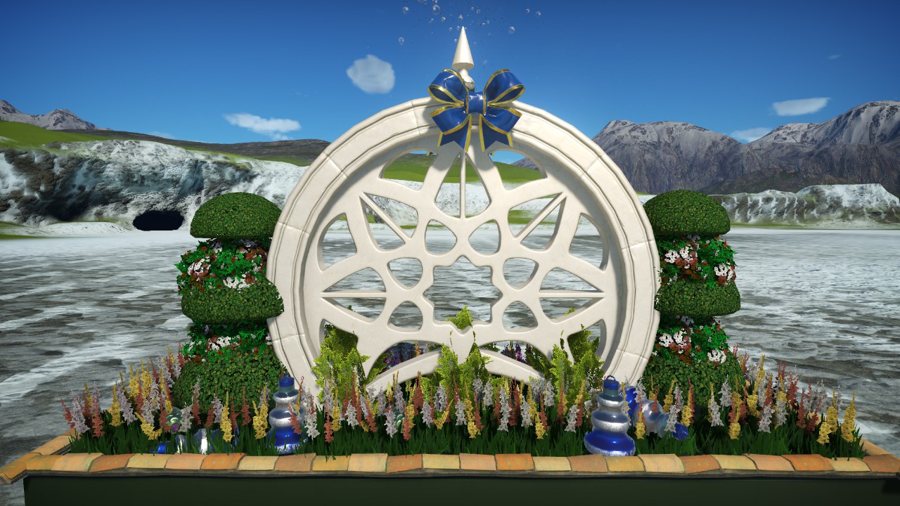 Fantasy Garden Holiday Landscape