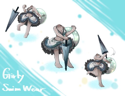 ライブラリーオブルイナ、あお様 Steam Workshop::Girly SwimWear