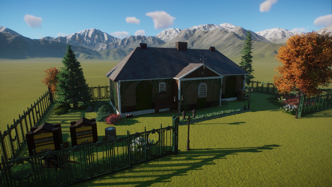 Natural Keeper's hut cottage