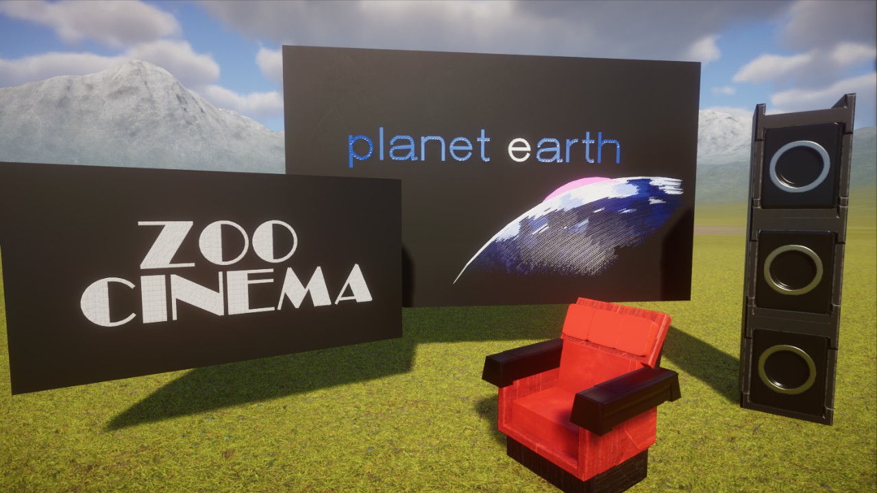 Zoo Cinema Set by Haribo (glowing title)