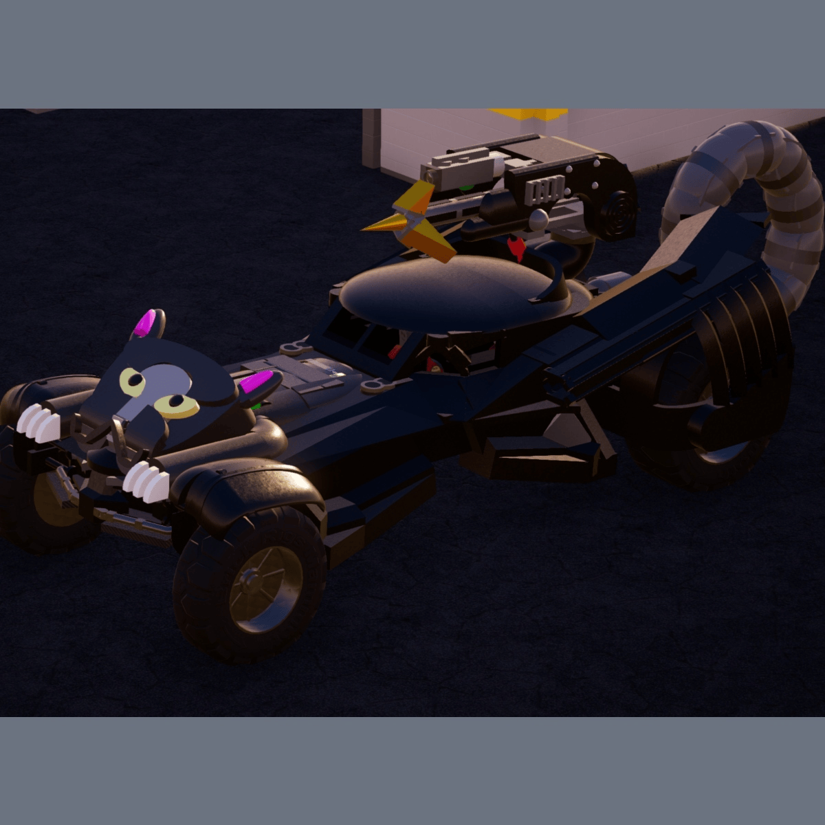 Catmobile climb buildings,grappling hook